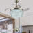 42'' Giuseppino 3 - Blade LED Crystal Ceiling Fan with Remote Control with Light Kit Included