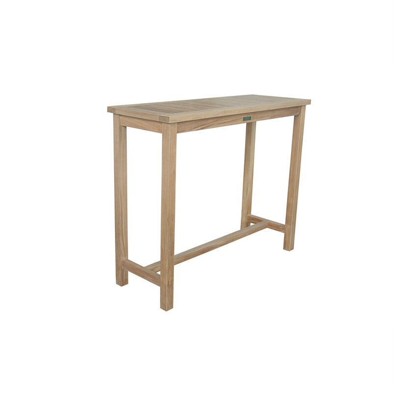 Giray Rectangular Teak Outdoor Side Table