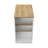 Cecil Kitchen Island, 3-Tier Shelf, Manufactured Wood Top