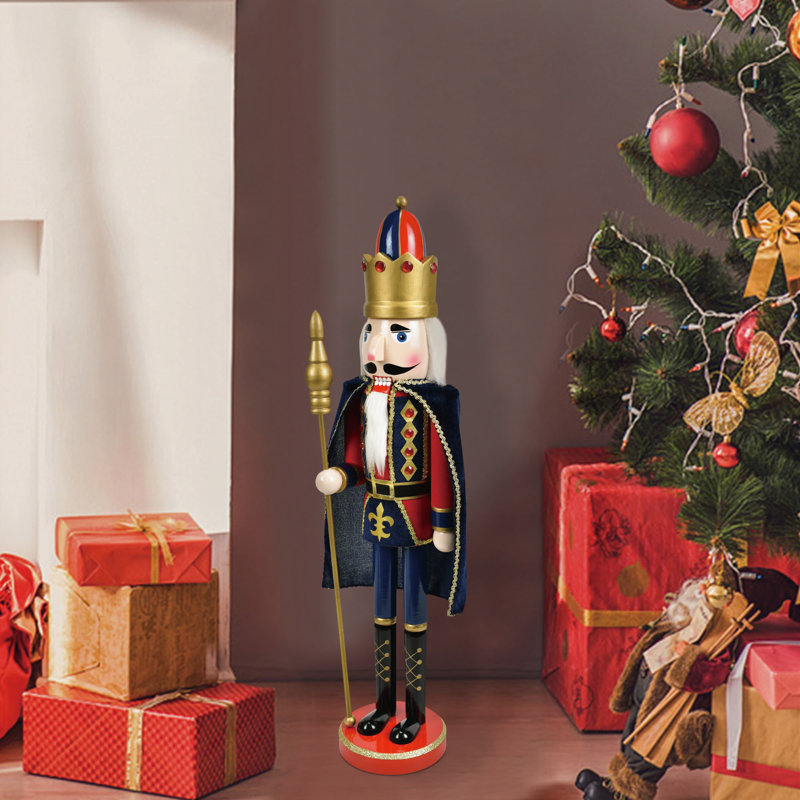 Christmas Nutcracker, 18" H x 4.1" W x 5.5" D