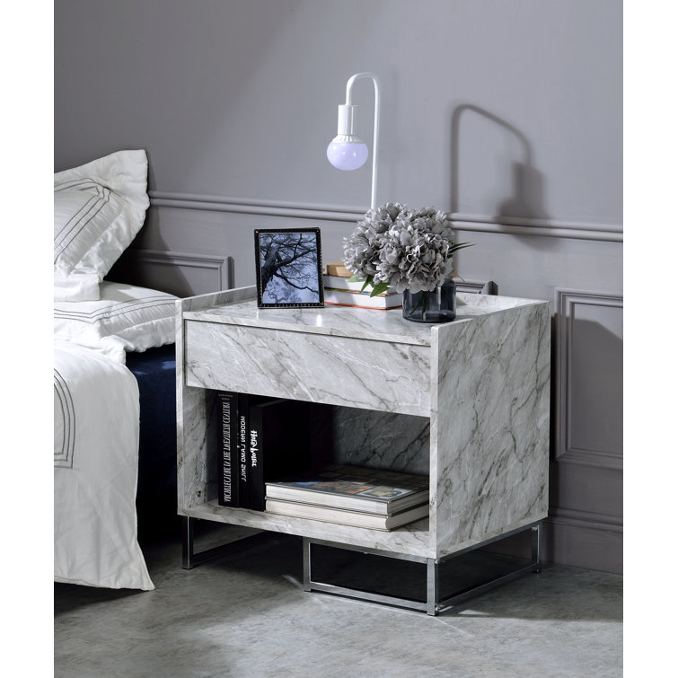 Everly Quinn Lavale Nightstand & Reviews