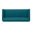 Style Mid-Century Pacifique moderne, bleu, dossier confortable 3, cadre pratique bleu