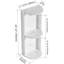 Support de rangement mural 12 po pour salle de bain-1650338586