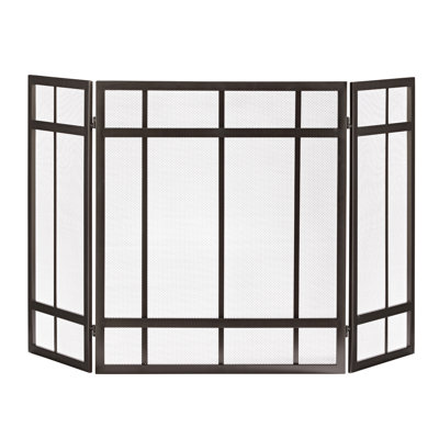 Makhi Steel Fireplace Screen