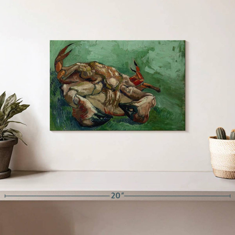 Brampt Crab On Its Back, 8" H x 12" W