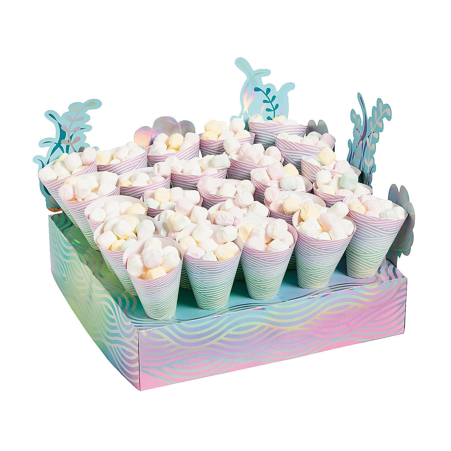 Narwhal Party Disposable Paper Snack Cups - 25 Ct.