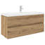 100mm Single Bathroom Vanity with Ceramic Basin