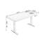 Bureau debout rectangulaire en bois massif clair noyer clair-927954128