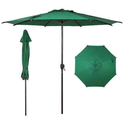 Lyon Market Umbrella with Crank Lift