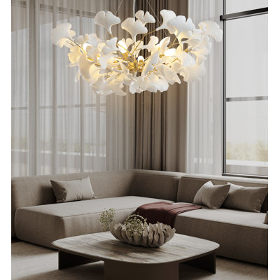 Lustre en feuille de ginkgo Glovsky