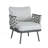 Steel 4-Pieces Coversation Set-407877522-407877521