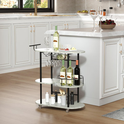 Earnhardt Metal Bar Cart