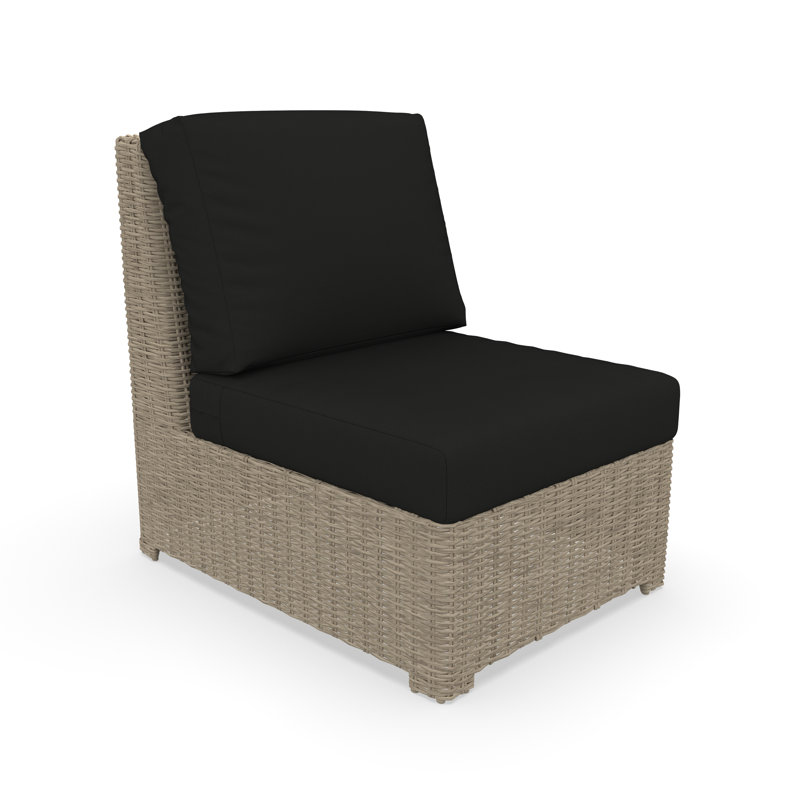 Chaise sans accoudoirs Henri, Toile noire