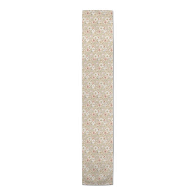 Brytney Rectangle Floral Polyester Table Runner