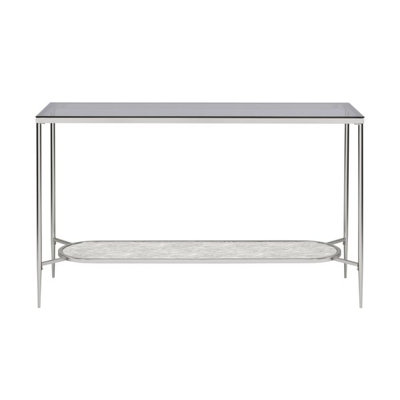 48'' Glass Top Console Table