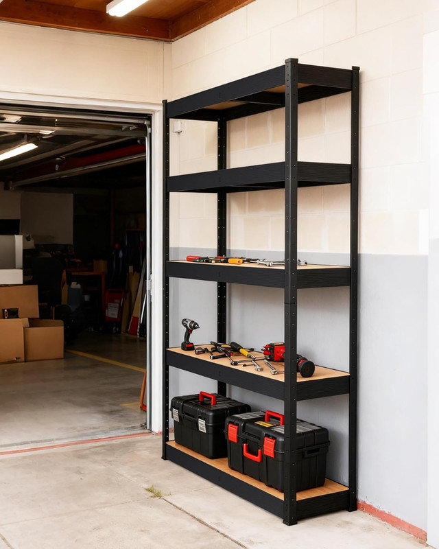 Étagères de rangement robustes de 72 po pour le garage, étagère en métal réglable à 5 niveaux avec capacité de 2 000 lb