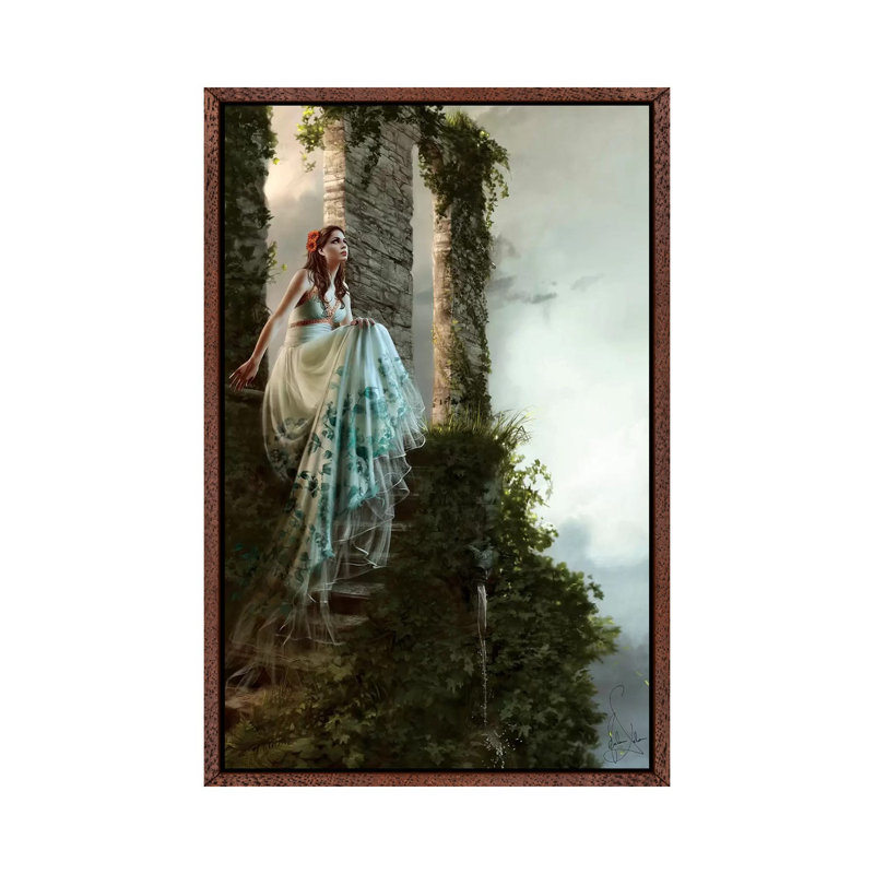 What I See by Melanie Delon - Painting on Canvas, 66.04 cm H x 45.72 cm W, Classic Wood Framed