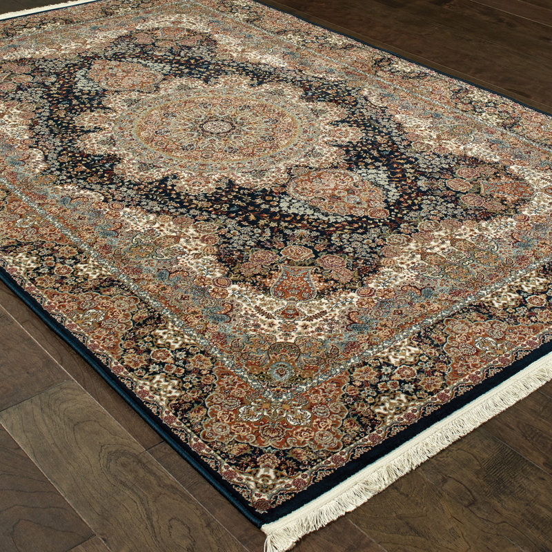 Tapis beige / brun Knepp, Rectangle 3 pi 10 po x 5 pi 5 po