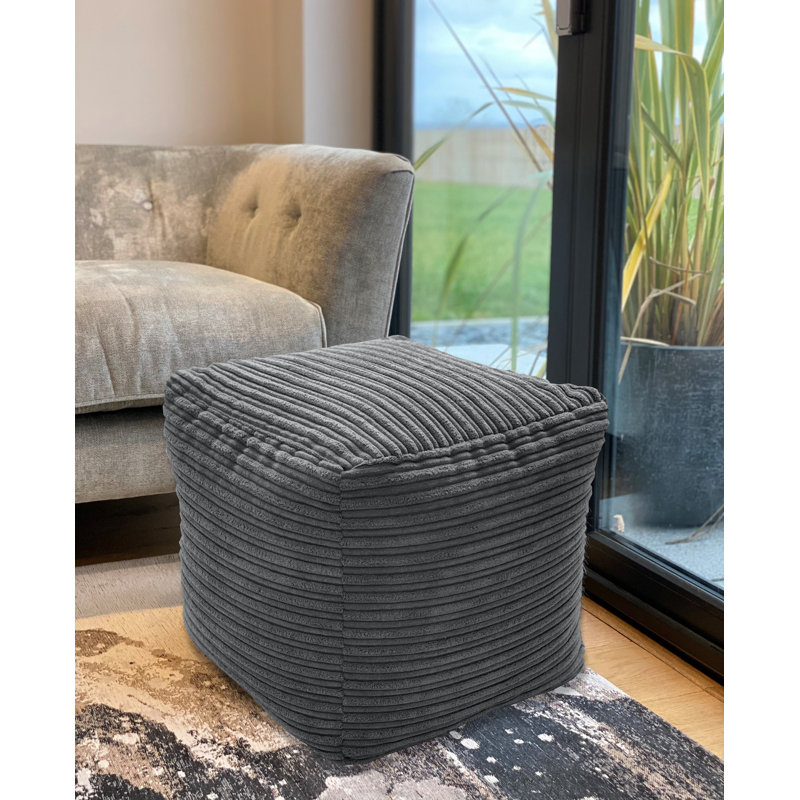Keanan Accent Stool, Grey