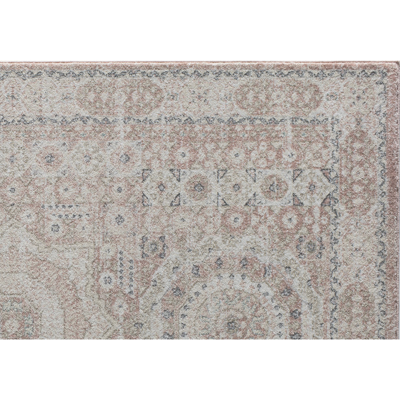 Tapis rétro limonade rose Hailey, Tapis de couloir 2 pi x 8 pi