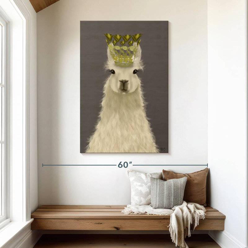 Brampt Llama Queen, 48" H x 32" W