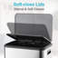 Stainless Steel Step On Kitchen Trash Can - 8L