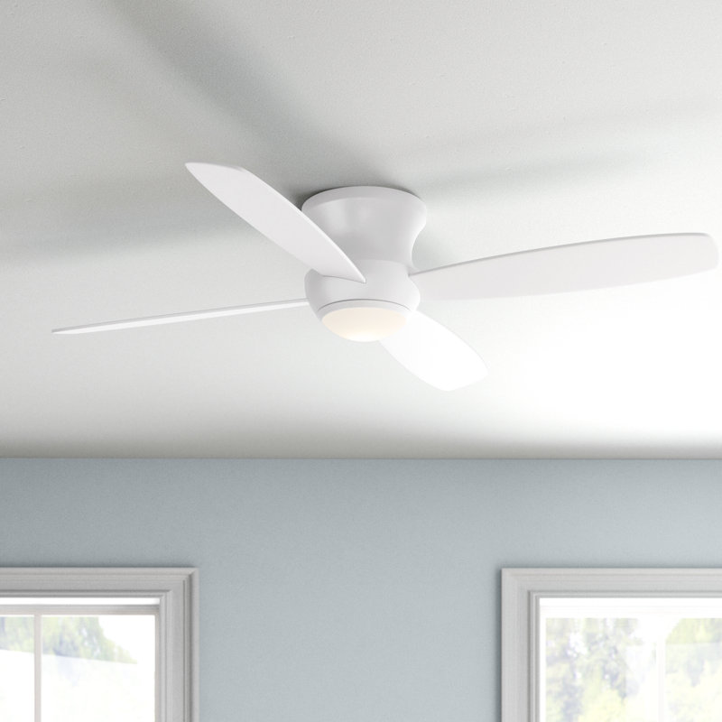 Alecsander 52'' Ceiling Fan with LED Lights, White