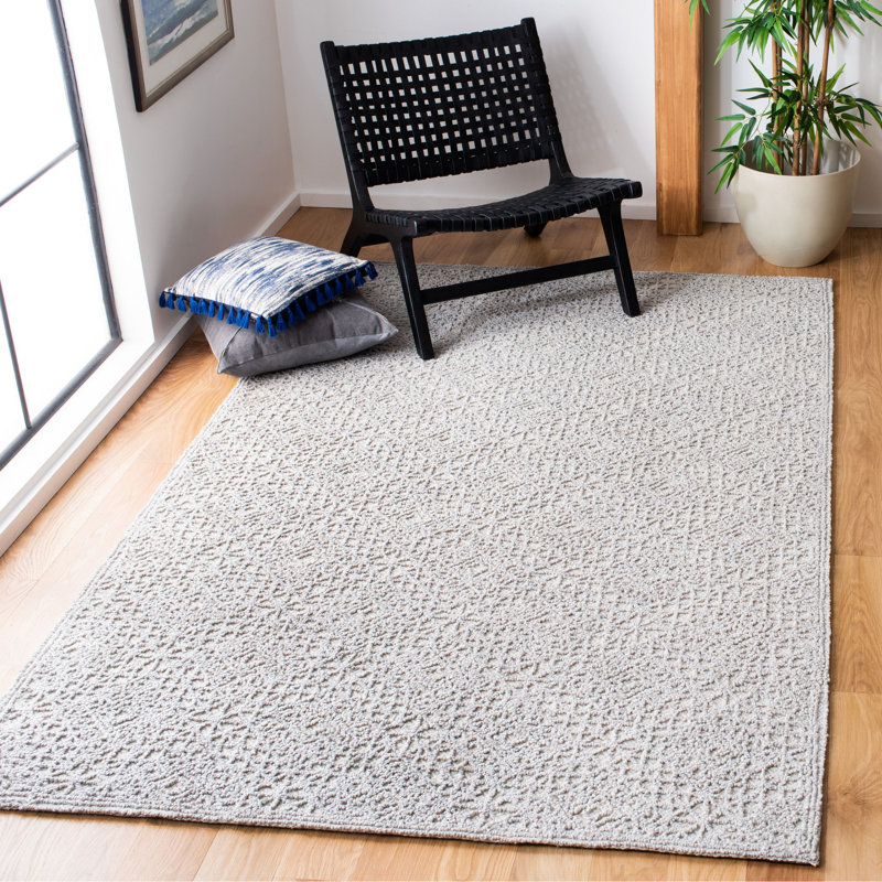 Tapis en laine touffeté à la main Saranac Trace, Rectangle 4 pi x 6 pi