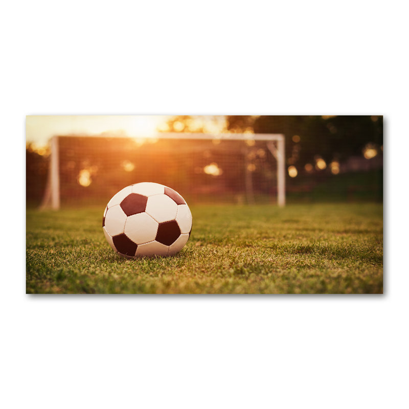 Ball On Turf - Wrapped Canvas Print