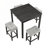 Shayleigh 5 - Person Four Leg Dining Set-1912021771-1912021768-1912021769