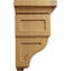 Corbeau en bois moyen de 5 po x l 5 3/4 po x H 10 po Reyes (paquet de 4)-91124879