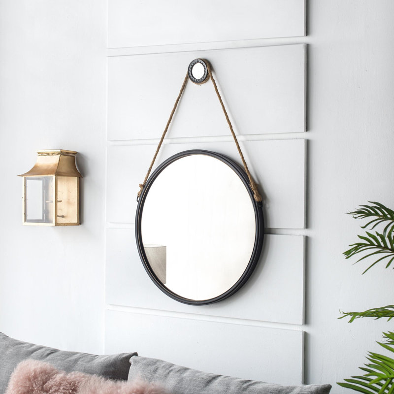 On-trend Hanging Round Mirror