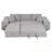 L-Shape Sectional Sofa with Storage Chaise and 2 Stools-1496205195