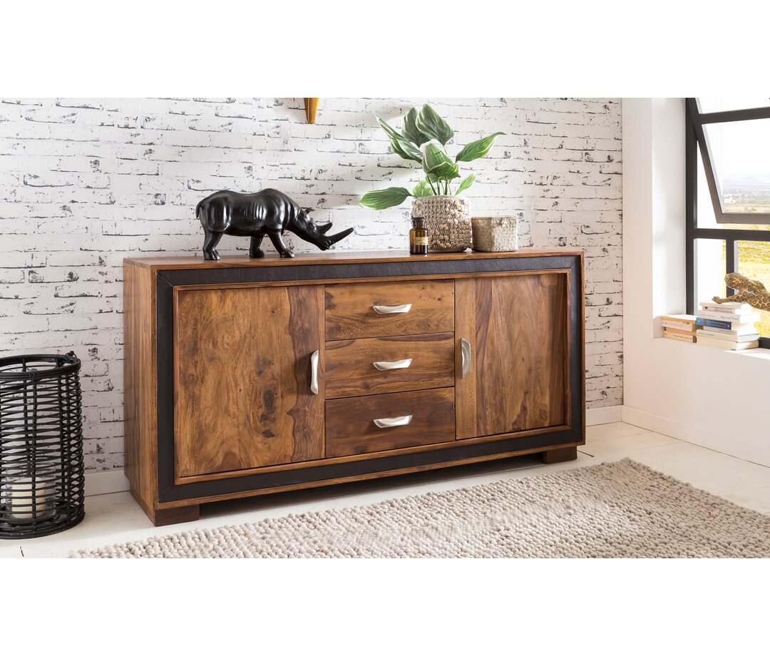 Sideboard Jimmy aus Massivholz 160 cm