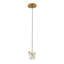 Luminaire suspendu en cristal 1 lumière Transitional