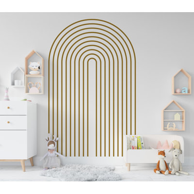 Boho Rainbow Wall Decal Boho Sticker