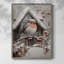 Art des Fêtes de Noël - série 2, reproduction encadrée - bois massif-488259722