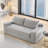 2 Grey With Convertible Function, Memory Foam, Steel Frame, Corduroy Fabric, No Assembly, Great For Home Relaxing And Guest Accommodation Small Spaces