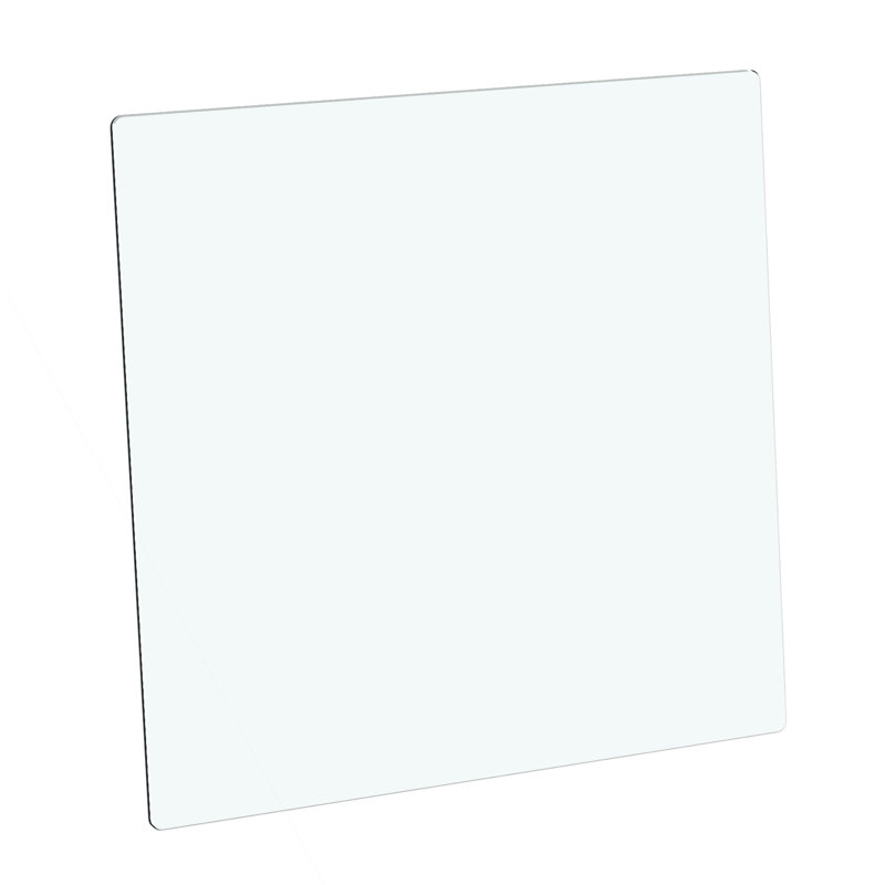 SEULEMENT, plateau de table en verre trempé transparent de 24 po, résistant à la chaleur et à la surface. Convient à diverses occasions telles que les cuisines et les restaurants. Verre transparent 24 po * 24 po x 0,23 po.