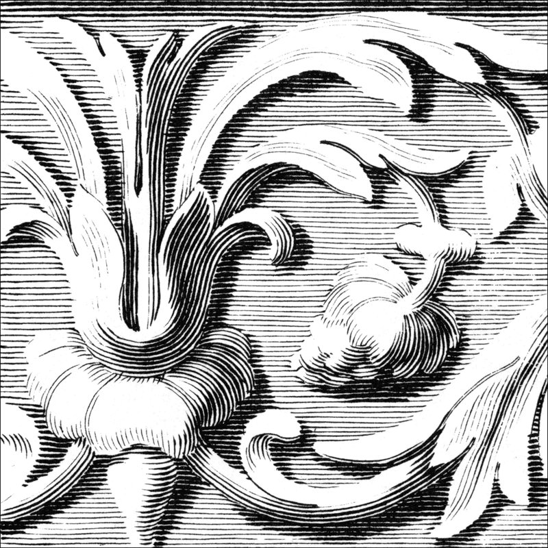 Détail sculptural I 2855302, H 36 po x l 36 po