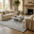 Rug Branch Sama 8' x 11' (7'10" x 10'10") Grey/Cream Striped Indoor Area Rug, Modern, Medium Pile, Stain-Resistant Carpet - Living Room, Bedroom, Dining Room, and Kitchen-920295694