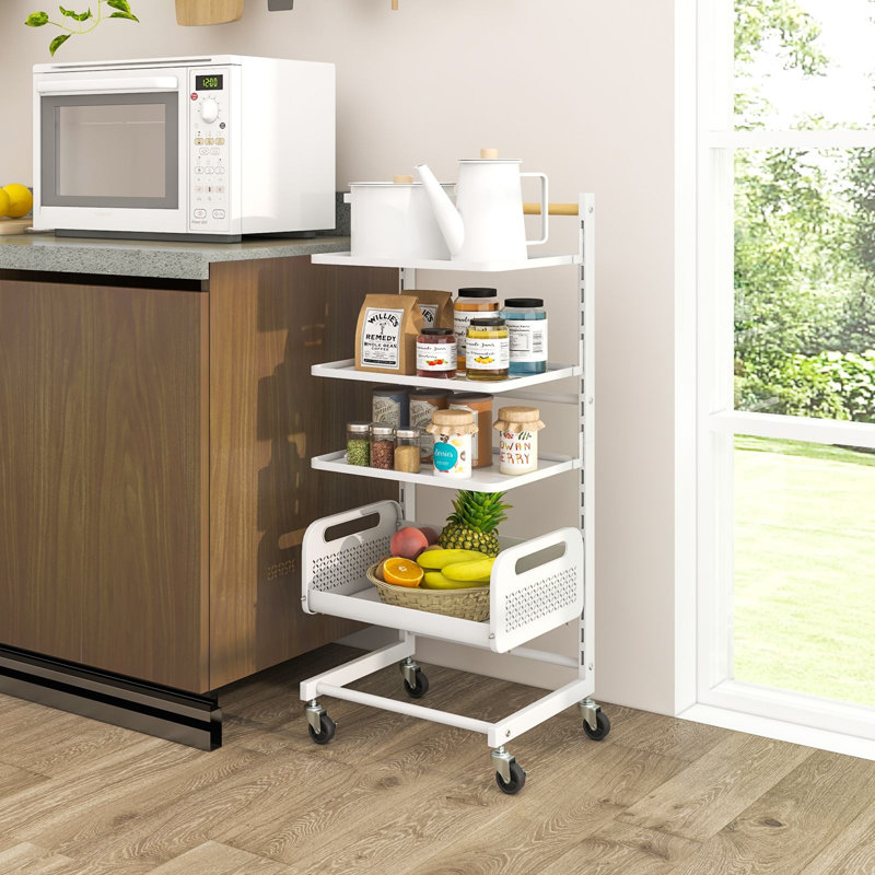 84cm H x 35cm W Utility Cart with Wheels