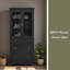 Armoire de salle de bain haute autoportante haute 70,1 po avec 2 tablettes réglables 70,1 po-1612372806