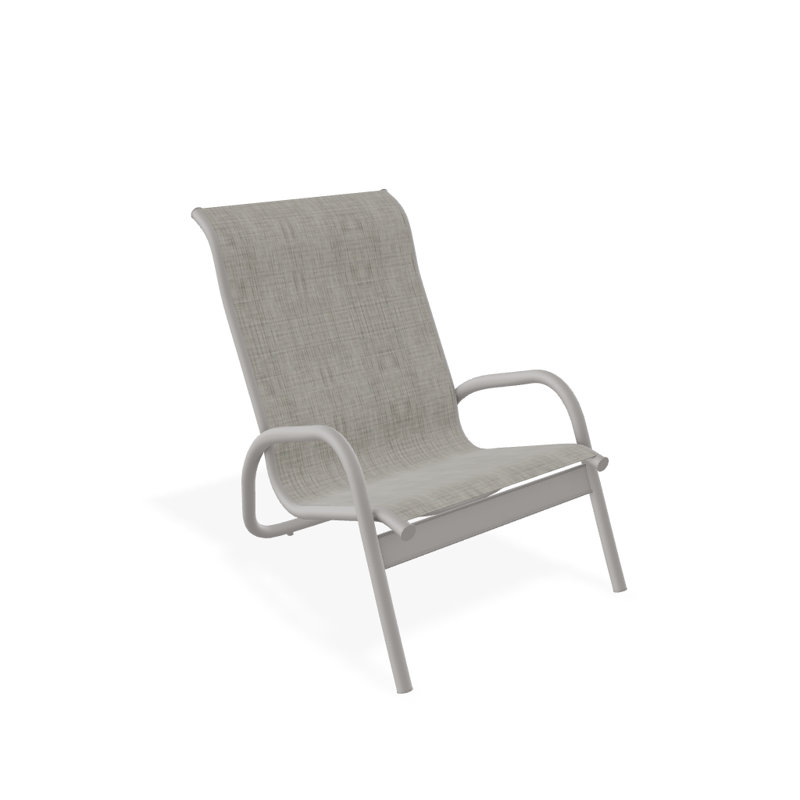 Gardenella Patio Chair, Smoke, Warm Gray