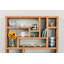 Blackhorse 200cm H x 142cm W Solid Wood Geometric Bookcase-1144710481-1144710484