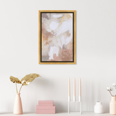 Abstrait du lever du soleil, rose moderne - peinture