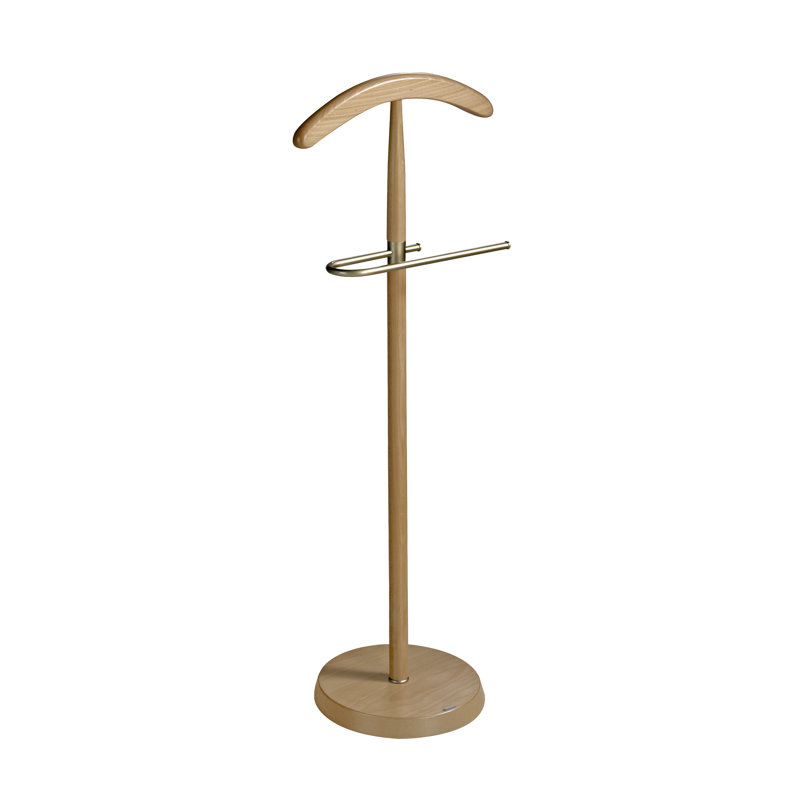 Newlon Freestanding Valet Stand, Oak