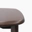 Table à hauteur de comptoir Tamsin Mid-Century moderne en bois d'hévéa avec pieds fuselés pour petits espaces