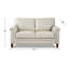 Causeuse moderne en cuir Westcott-17268723