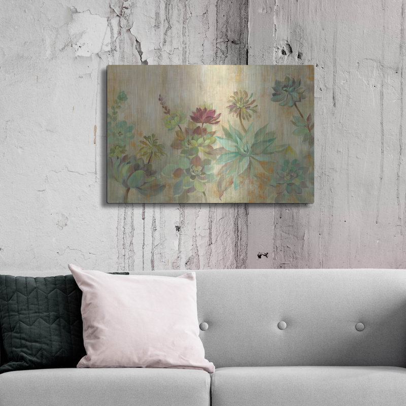 «Jardin de plantes grasses» par Silvia Vassileva, H 24 po x l 36 po
